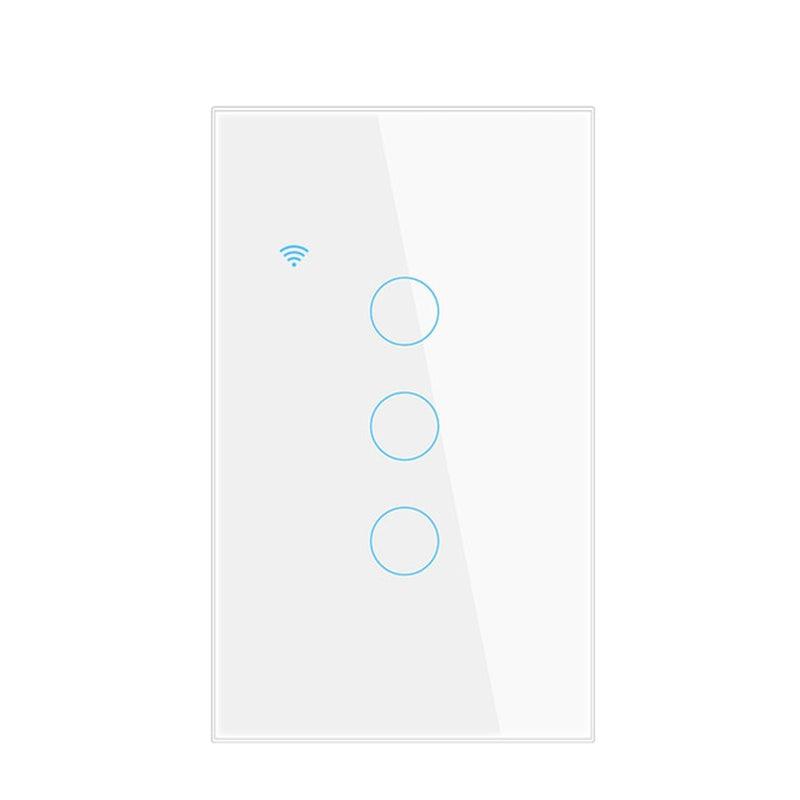 Tuya Smart Life WiFi Wireless Wall Switch | Voice Control & Touch Sensor LED Light Switch for Alexa & Google Home